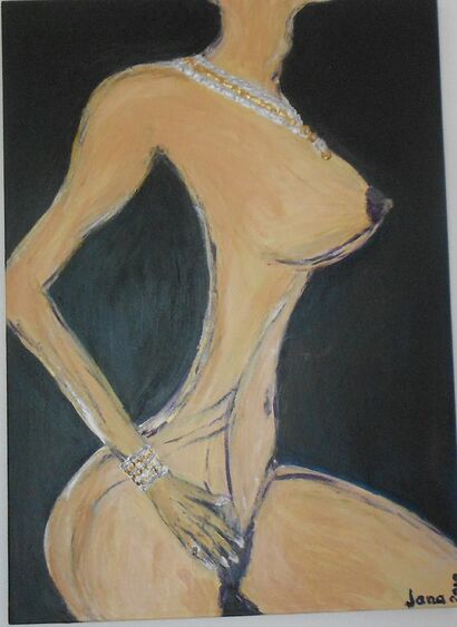 A woman - a Paint Artowrk by Jana